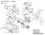 Bosch 0 603 237 803 Ks 550 Circular Hand Saw 220 V / Eu Spare Parts